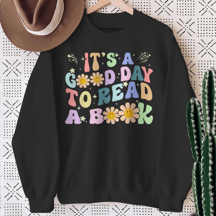Library Reading Lovers It's Good Day To Read Book Sweatshirt Gifts for Old Women