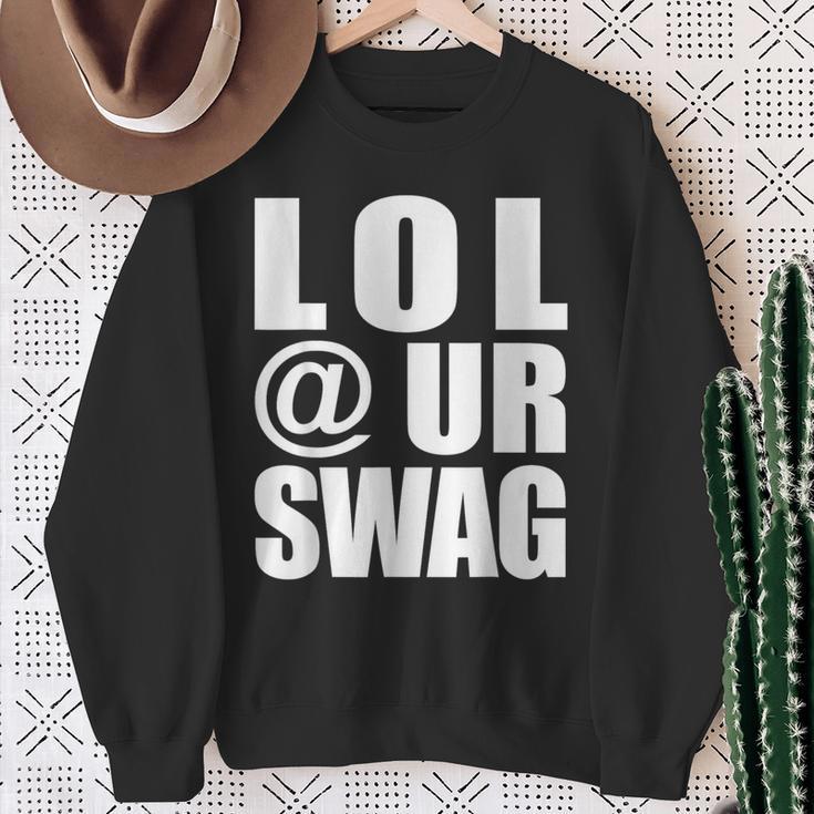 Lol Urwag Fun Dank Meme Driptyle Joke スウェットシャツ 年配の女性への贈り物