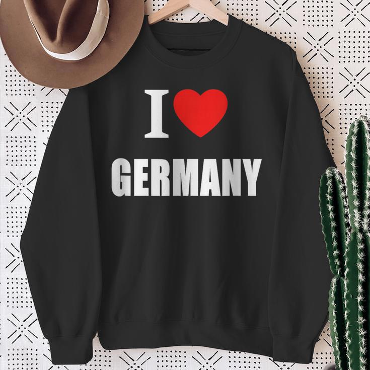 I Love Germany ドイツ サンシャイン ドイツ サマーホリデー スウェットシャツ 年配の女性への贈り物