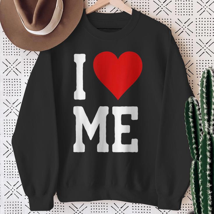 I Love Me ハートセルフラブセルフ受容i Love Me スウェットシャツ 年配の女性への贈り物
