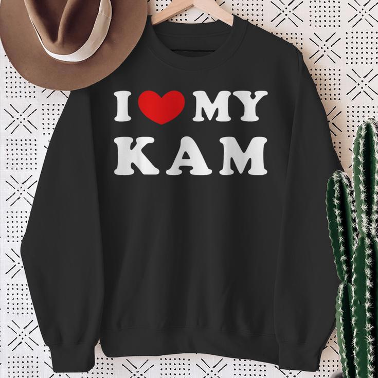 I Love My Kam アイ・ラブ・マイ・カム スウェットシャツ 年配の女性への贈り物
