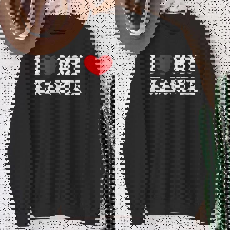 I Love My Kanta アイ・ラブ・マイ・カンタ スウェットシャツ 年配の女性への贈り物