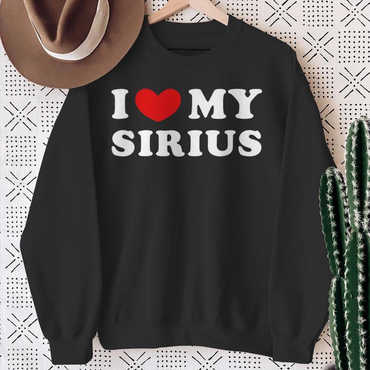 I Love Myirius アイ・ラブ・マイ・シリウス スウェットシャツ 年配の女性への贈り物