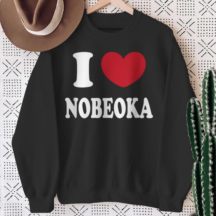 I Love Nobeoka 延岡大好き スウェットシャツ 年配の女性への贈り物
