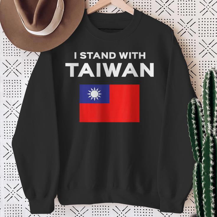 I Love Taiwan Flag Taiwanese Pride Itand With スウェットシャツ 年配の女性への贈り物