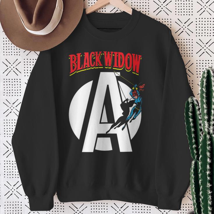 Marvel Avengers Retro Widow Comic Book Sweatshirt Gifts for Old Women