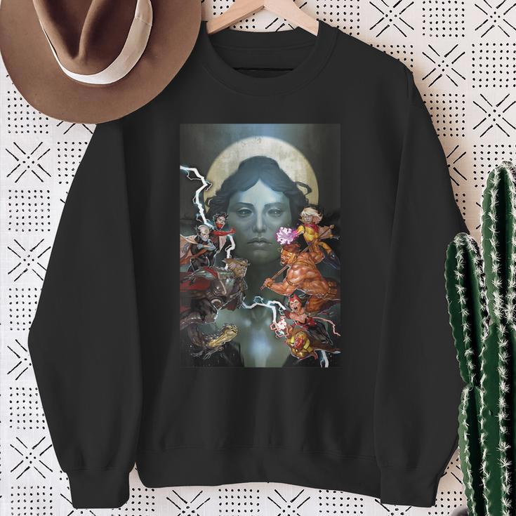Marvel Comixology Avengers Issue 2 Of 10 Comic Book Cover Sweatshirt Gifts for Old Women