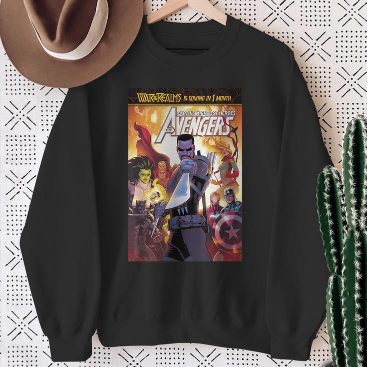 Marvel Comixology Avengers War Of Vampires Comic Book Cover Sweatshirt Gifts for Old Women Marvel Comixology Avengers War Of Vampires Comic Book Cover Sweatshirt Gifts for Old Women
