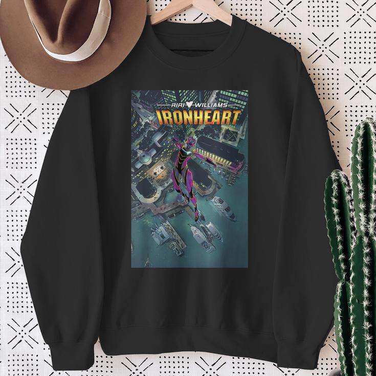Marvel Comixology Ironheart Issue 3 Comic Book Cover Sweatshirt Gifts for Old Women