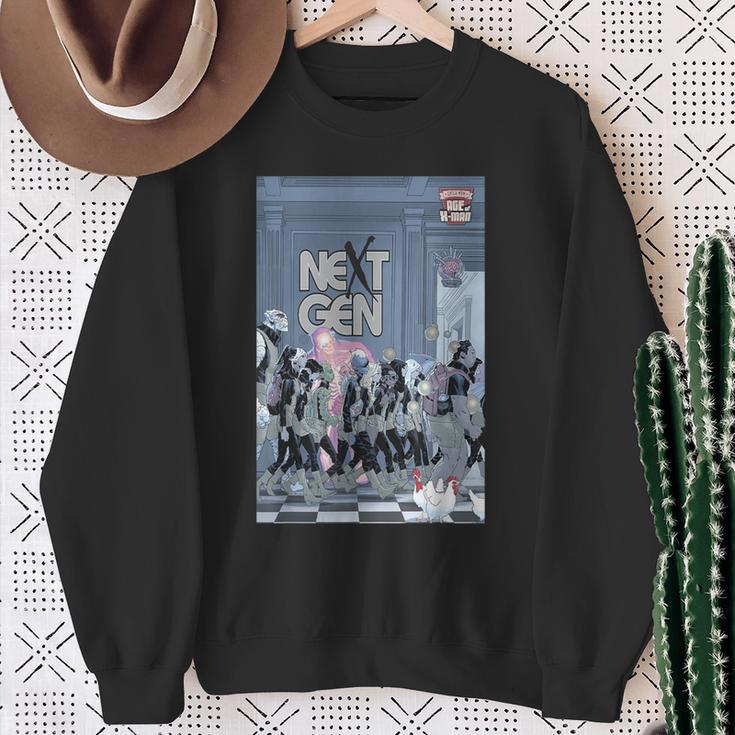 Marvel Comixology Next Gen Age Of X-Men Comic Book Cover Sweatshirt Gifts for Old Women