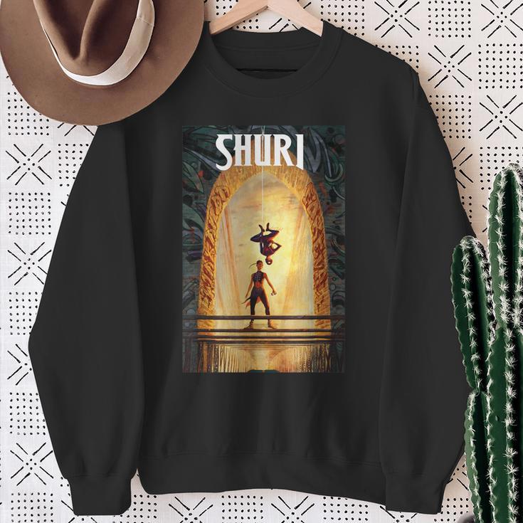 Marvel Comixology Shuri And Spider-Man Comic Book Cover Sweatshirt Gifts for Old Women