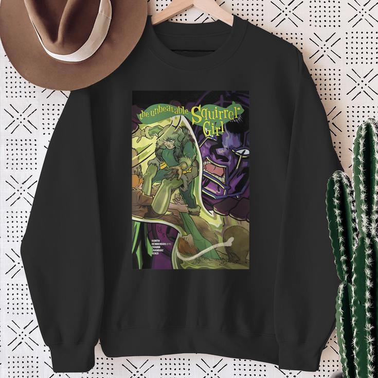 Marvel Comixology Squirrel-Girl And Kang Comic Book Cover Sweatshirt Gifts for Old Women Marvel Comixology Squirrel-Girl And Kang Comic Book Cover Sweatshirt Gifts for Old Women