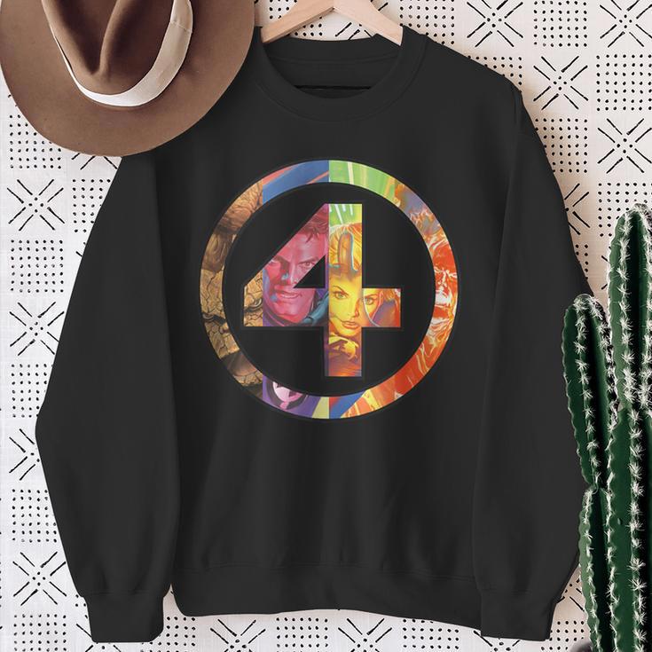 Marvel The Fantastic Four Comic Book Sweatshirt Gifts for Old Women