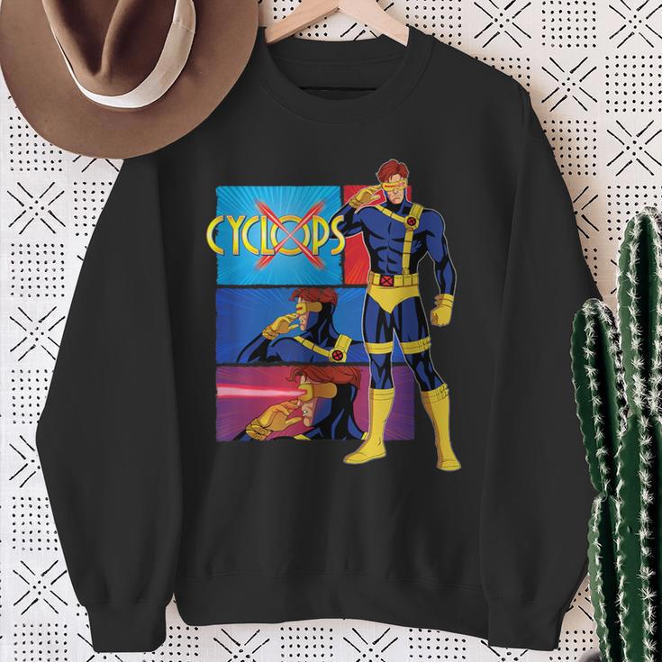 Marvel X-Men '97 Vintage Classic Cyclops Comic Book Panels Sweatshirt Gifts for Old Women