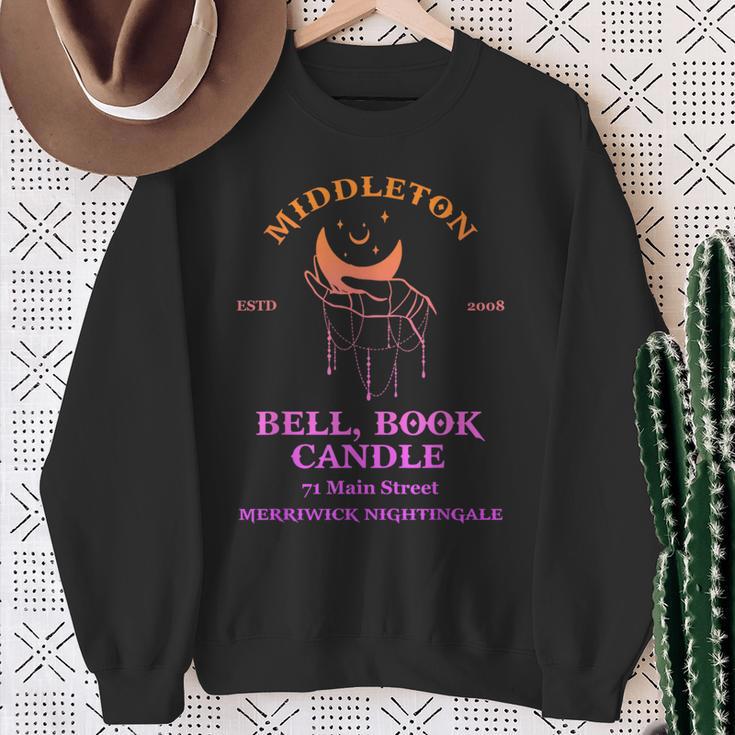 Middleton Bell Book & Candle Sweatshirt Gifts for Old Women Middleton Bell Book & Candle Sweatshirt Gifts for Old Women