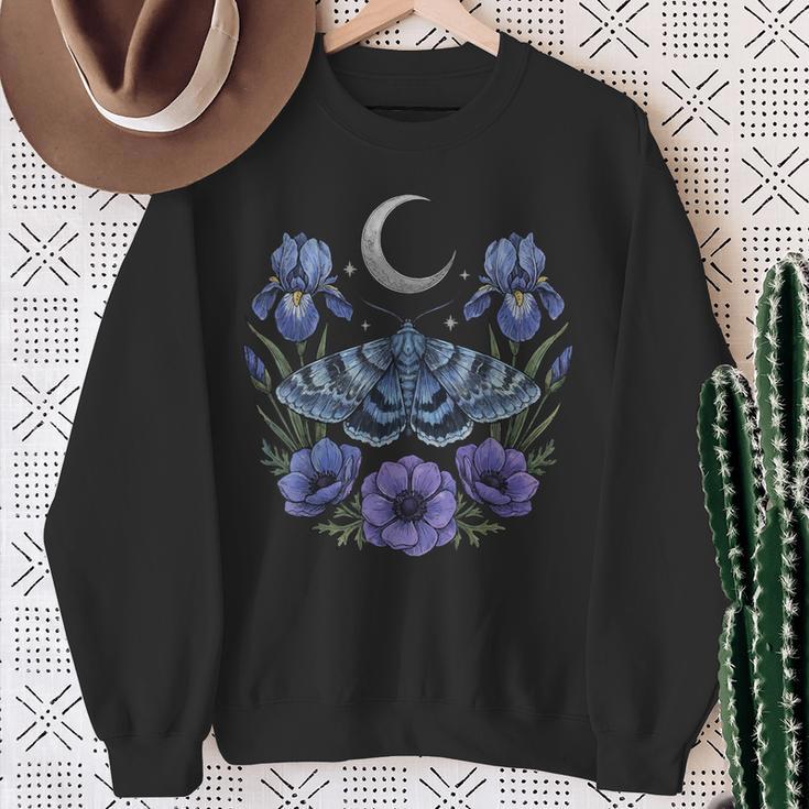 Moth Goblincore Aesthetic Cottagecore Sweatshirt Gifts for Old Women