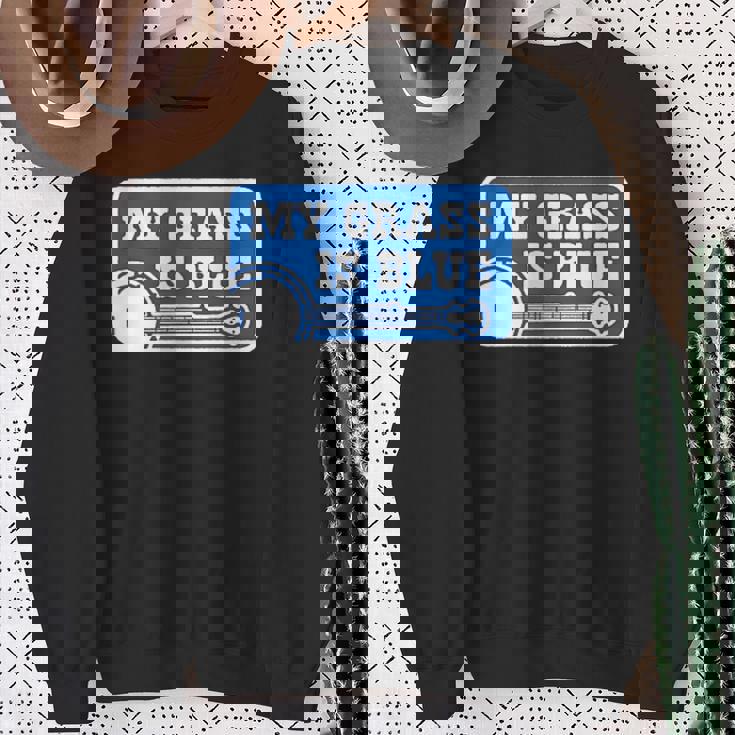 My Grass Is Blueintage Bluegrass スウェットシャツ 年配の女性への贈り物