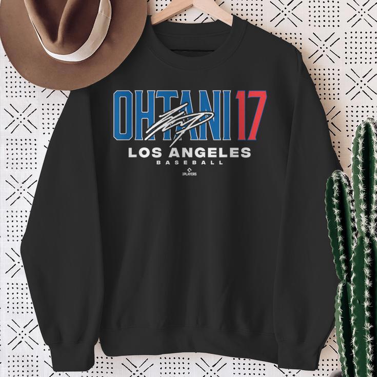 Name Number Cityhohei Ohtani 17 Los Angeles Baseball Mlbpa スウェットシャツ 年配の女性への贈り物