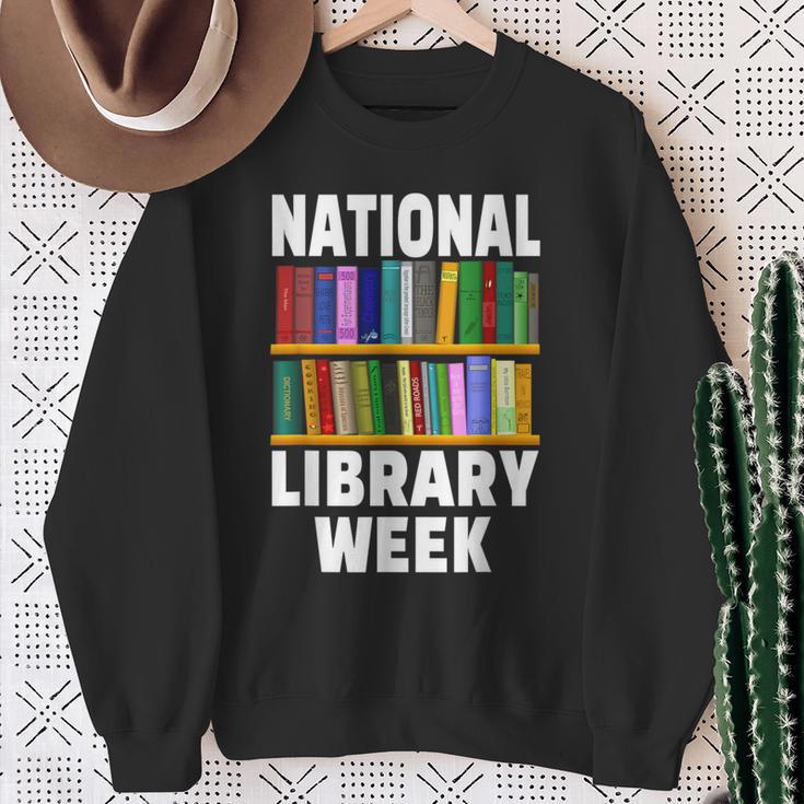 National Library Week 2021 Book Lover Reader Librarian Sweatshirt Gifts for Old Women National Library Week 2021 Book Lover Reader Librarian Sweatshirt Gifts for Old Women