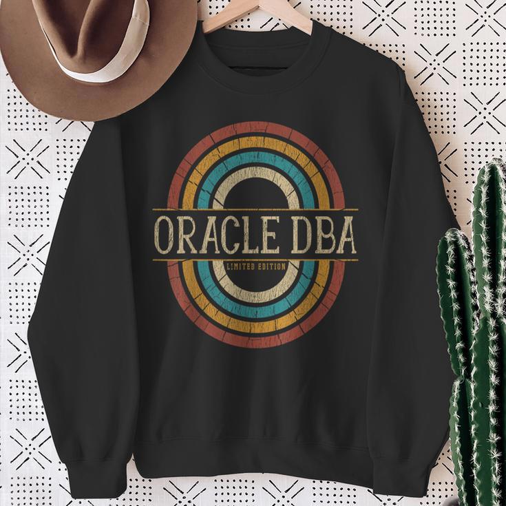 Oracle Dba ヴィンテージ レトロ スウェットシャツ 年配の女性への贈り物