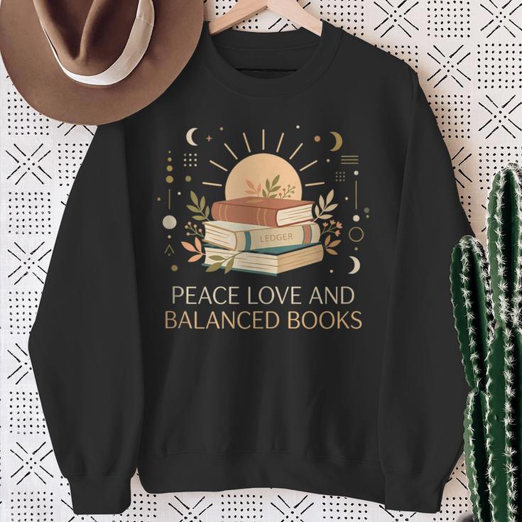Peace Love And Balanced Books Tax Auditor Accountant Sweatshirt Gifts for Old Women Peace Love And Balanced Books Tax Auditor Accountant Sweatshirt Gifts for Old Women