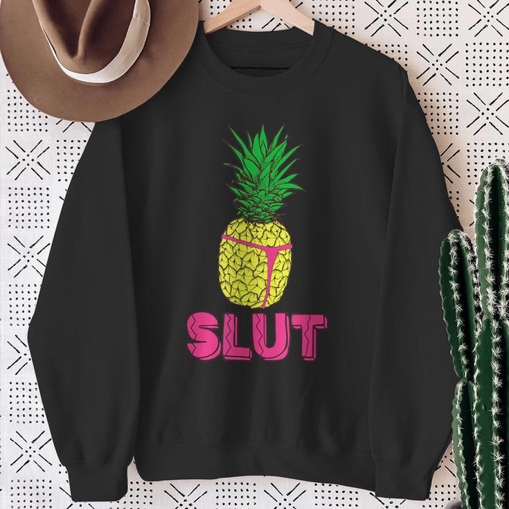 Pineapplelut Tバック スウェットシャツ 年配の女性への贈り物