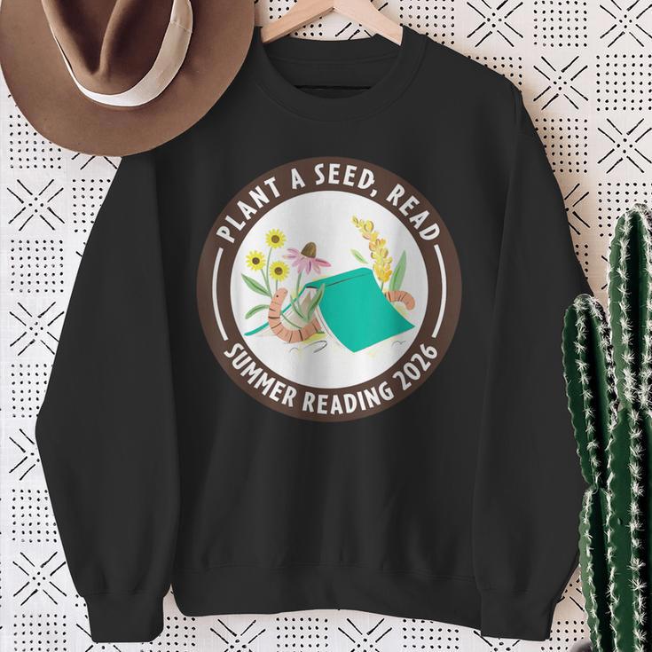 Plant A Seed Read Summer Reading 2026 Library Program Book Sweatshirt Gifts for Old Women