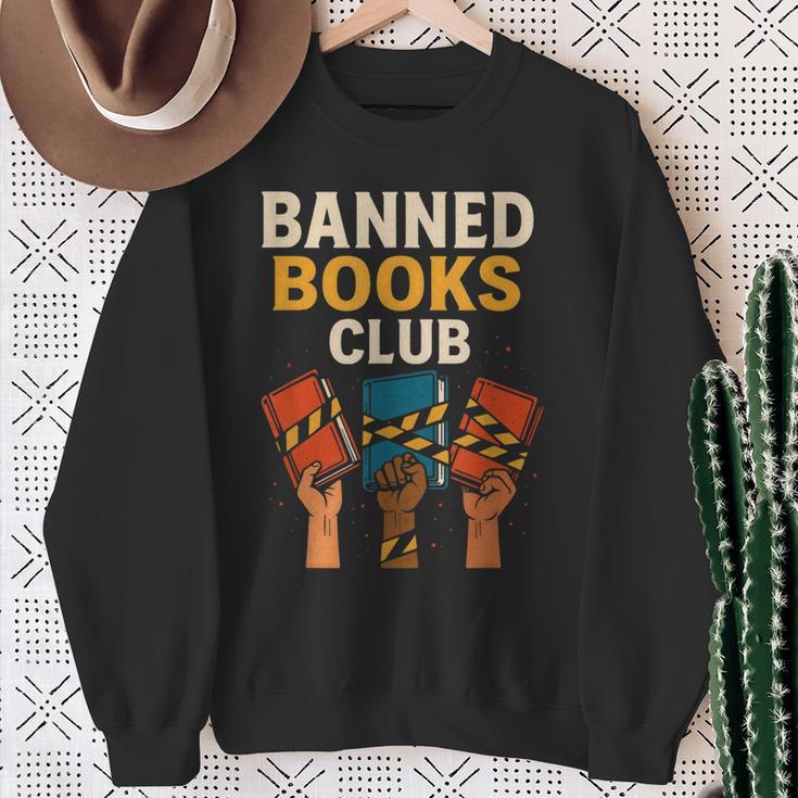 Read Banned Books Club Freely Anti-Censorship Librarian Sweatshirt Gifts for Old Women Read Banned Books Club Freely Anti-Censorship Librarian Sweatshirt Gifts for Old Women