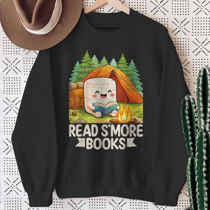 Read S'More Books Pun Camping Nature Lover Sweatshirt Gifts for Old Women Read S'More Books Pun Camping Nature Lover Sweatshirt Gifts for Old Women