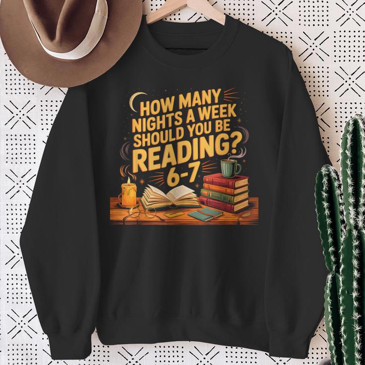 Reading 67 Six Seven Meme English Teacher Book Lover Sweatshirt Gifts for Old Women Reading 67 Six Seven Meme English Teacher Book Lover Sweatshirt Gifts for Old Women