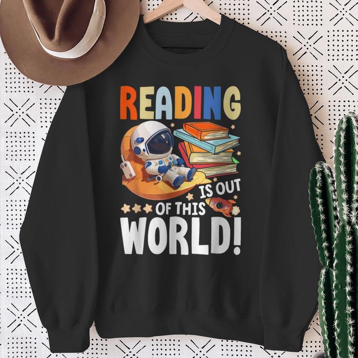 Reading Space Exploration Book Astronomy Lover Bookworm Sweatshirt Gifts for Old Women Reading Space Exploration Book Astronomy Lover Bookworm Sweatshirt Gifts for Old Women