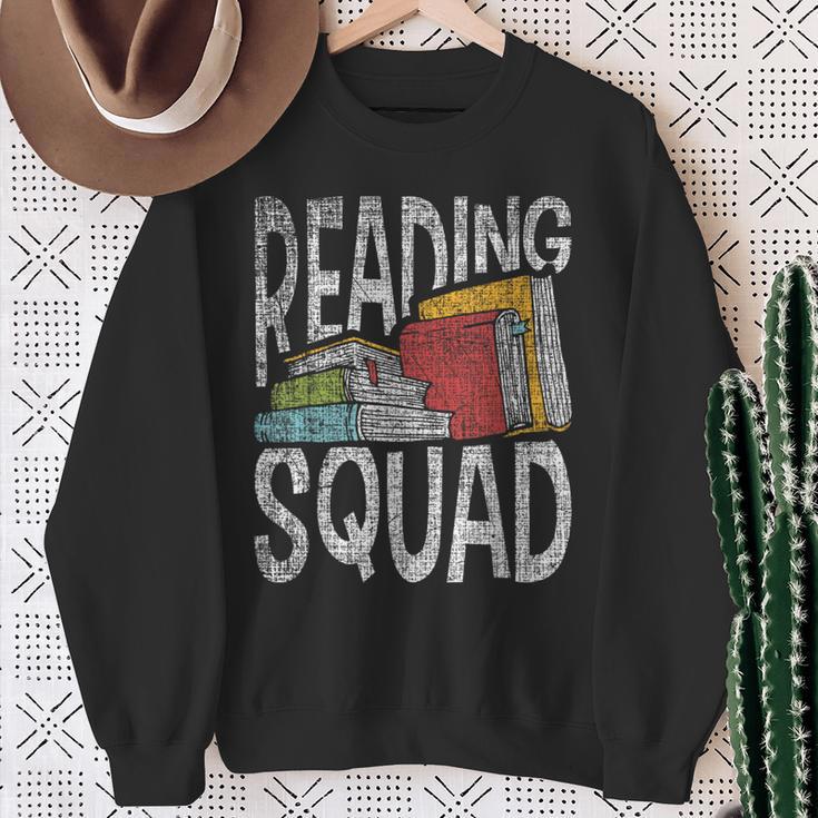 Reading Squad Book Lover Reading Teacher Bookworm For Men Women Girls Kids Sweatshirt Gifts for Old Women Reading Squad Book Lover Reading Teacher Bookworm For Men Women Girls Kids Sweatshirt Gifts for Old Women