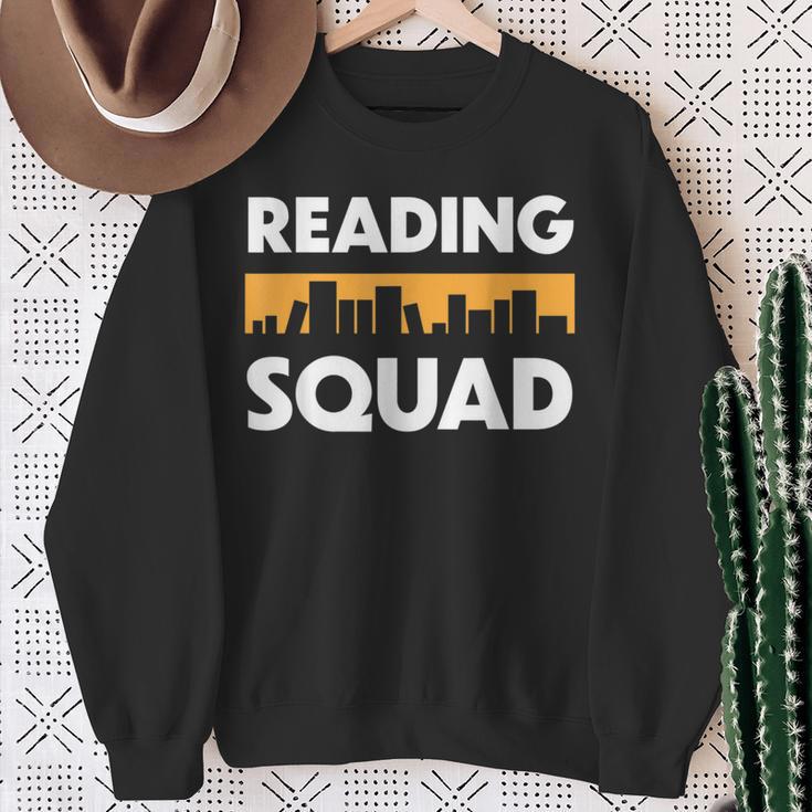 Reading Squad Book Lover And Reading Teacher For Men Women Kids Sweatshirt Gifts for Old Women Reading Squad Book Lover And Reading Teacher For Men Women Kids Sweatshirt Gifts for Old Women