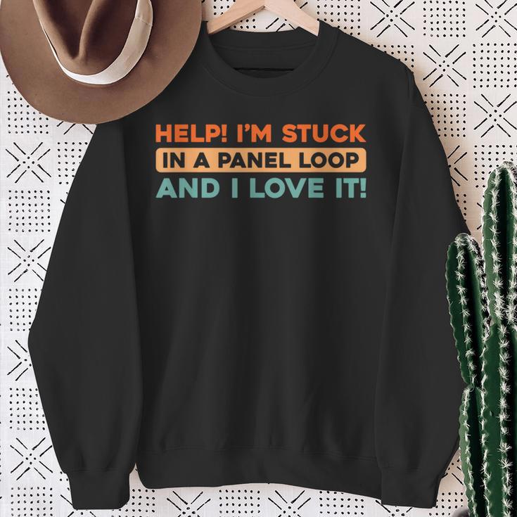Retro Graphic Novels Art Superheroes Vintage Comic Books Sweatshirt Gifts for Old Women
