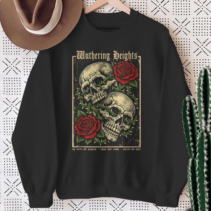 Retro Wuthering Heights Gothic Book Lover Classic Literature Sweatshirt Gifts for Old Women Retro Wuthering Heights Gothic Book Lover Classic Literature Sweatshirt Gifts for Old Women