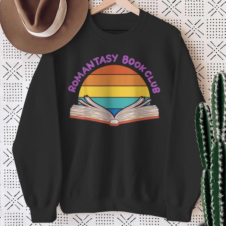 Romantasy Book Club Novel Reading Club Bibliophiles Fiction Sweatshirt Gifts for Old Women