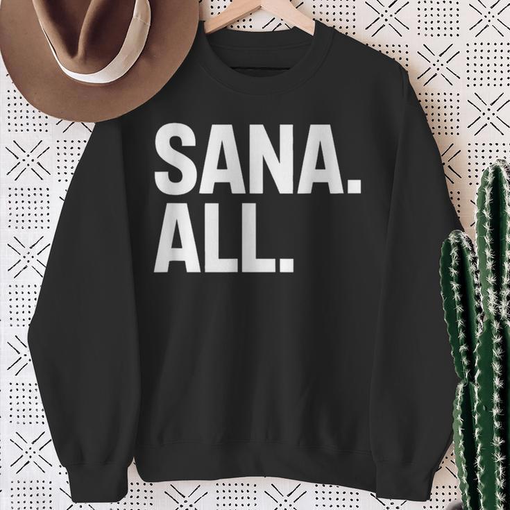 Sana All Filipinolang Phrase Pinoy Meme レディース メンズ スウェットシャツ 年配の女性への贈り物