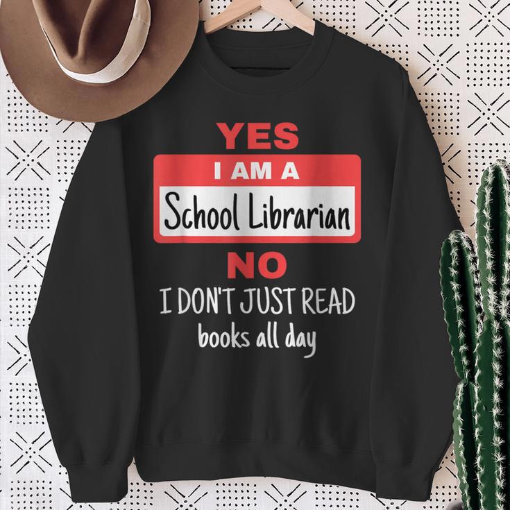 School Librarian Appreciation Don't Read Books Sweatshirt Gifts for Old Women