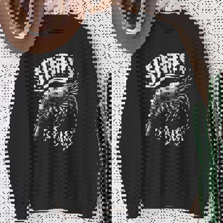 Shrimps Is Bugs Memeeafood Lovers ファン スウェットシャツ 年配の女性への贈り物