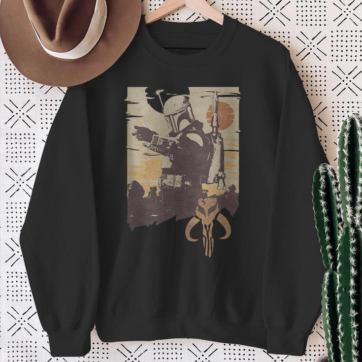 Star Wars The Book Of Boba Fett Tatooine Battle Sweatshirt Gifts for Old Women