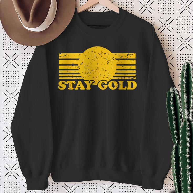 Stay Gold Ponyboy Outsiders 本 映画 小説 レトロ スウェットシャツ 年配の女性への贈り物