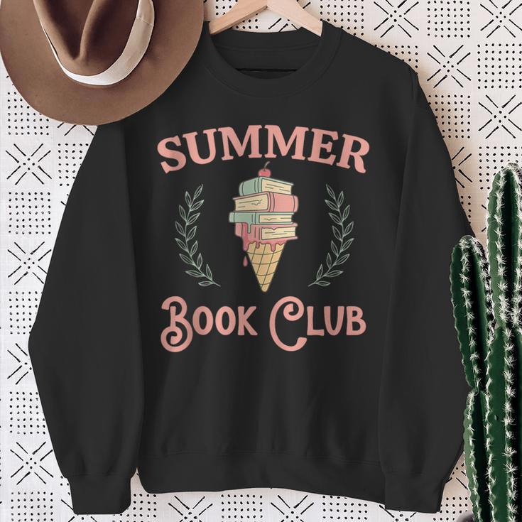 Summer Book Club Sweatshirt Gifts for Old Women