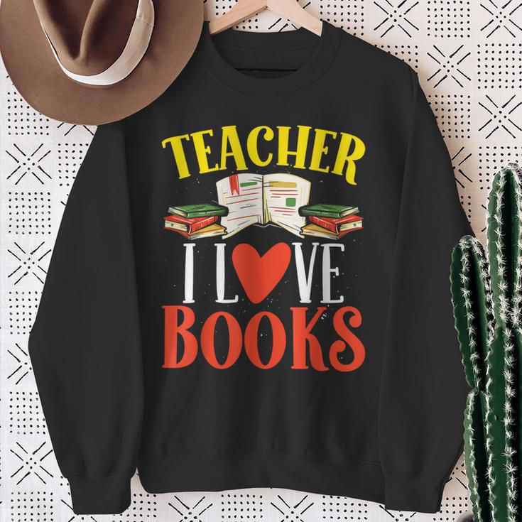 Teacher Survival Kit Items i Love Books Teaching For Men Women Sweatshirt Gifts for Old Women Teacher Survival Kit Items i Love Books Teaching For Men Women Sweatshirt Gifts for Old Women