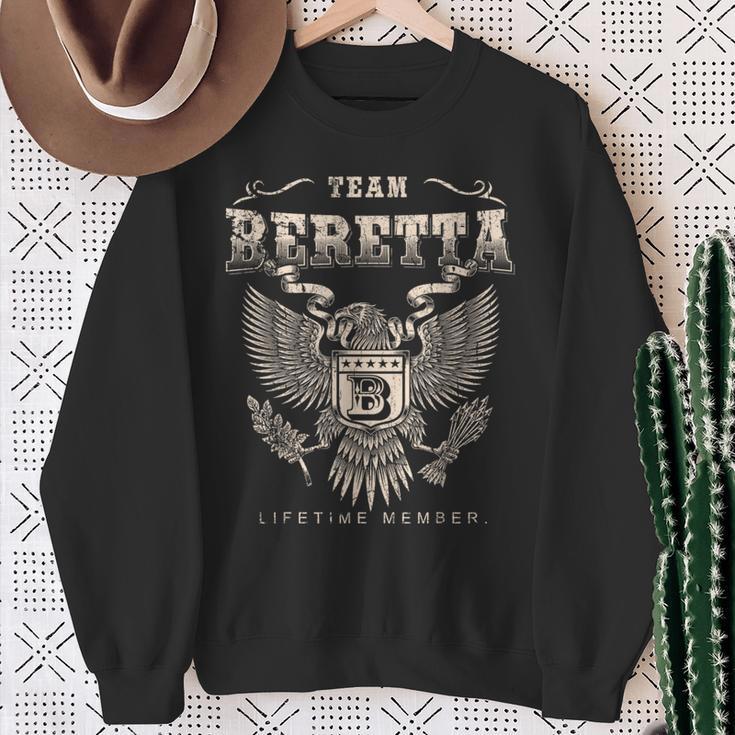 Team Beretta Lifetimeメンバー ベレッタ名 スウェットシャツ 年配の女性への贈り物