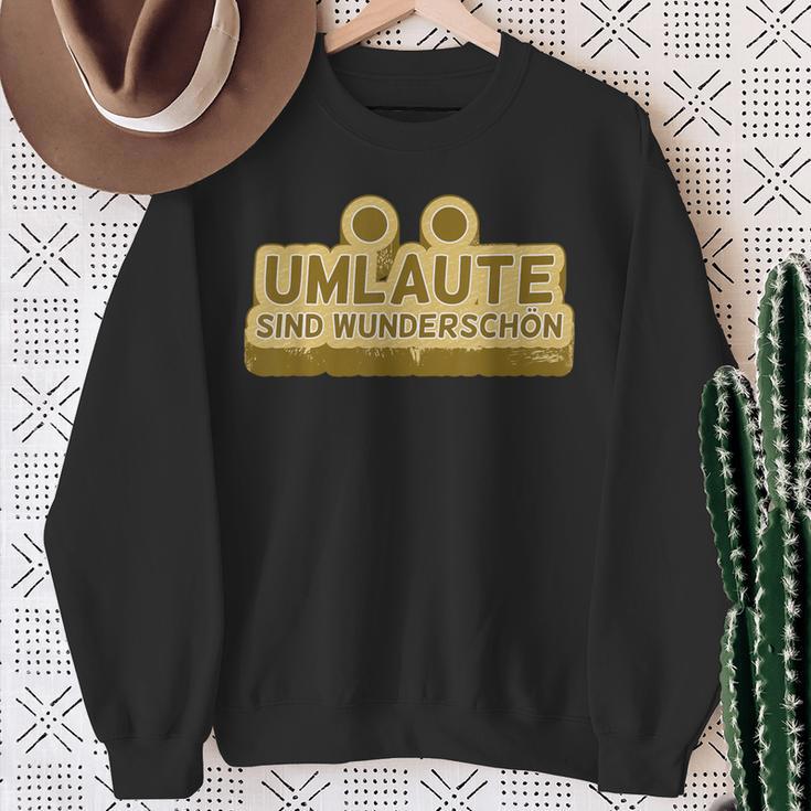 Umlautes Are Beautiful Umlautesドイツ語 スウェットシャツ 年配の女性への贈り物