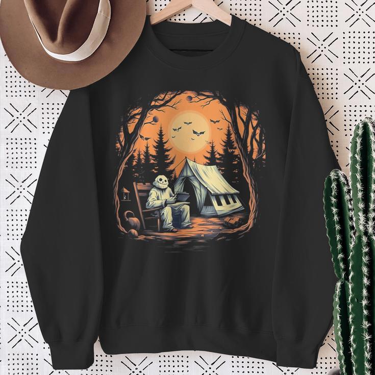 Vintage Ghost Book Reading Camping Gothic Halloween Teachers For Men Women Kids Sweatshirt Gifts for Old Women Vintage Ghost Book Reading Camping Gothic Halloween Teachers For Men Women Kids Sweatshirt Gifts for Old Women