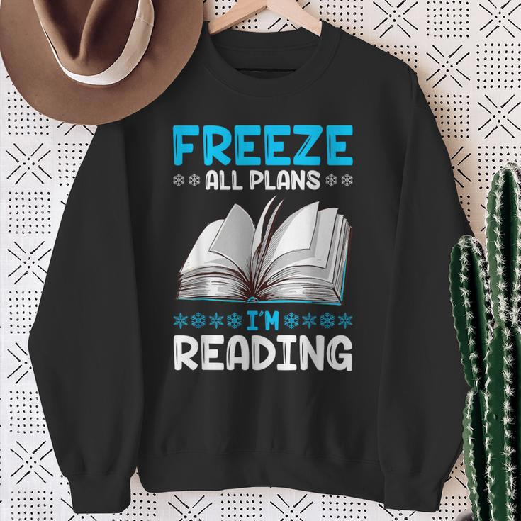 Winter Reading Book Bookworm Winter Sweatshirt Gifts for Old Women