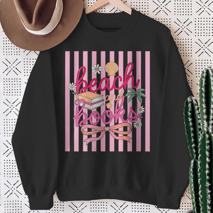 Women's Book Girl Summer Beach Club Summer Reading Sweatshirt Gifts for Old Women