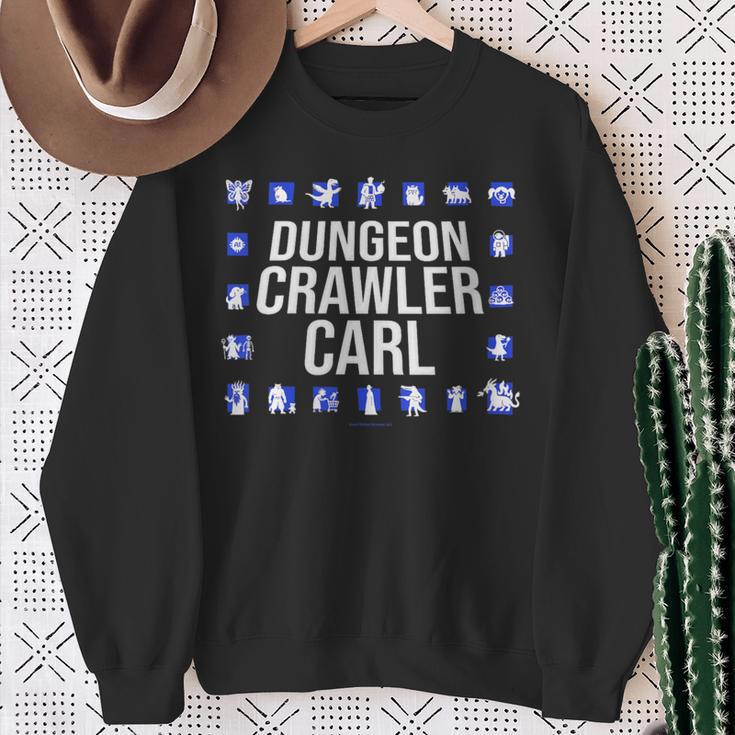 Women's DCC Logo With Marquee Icons Book Series Sweatshirt Gifts for Old Women