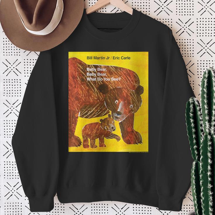 Women's Eric Carle Baby Bear Baby Bear What Do You See Book Cover Sweatshirt Gifts for Old Women